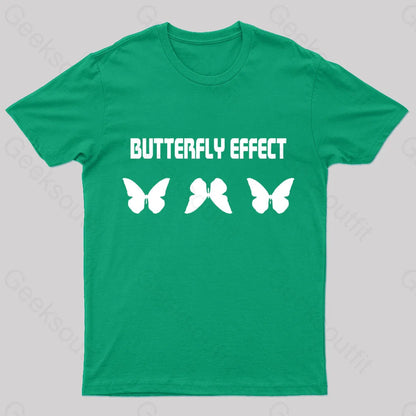 Butterfly Effect Geek T-Shirt Green / S