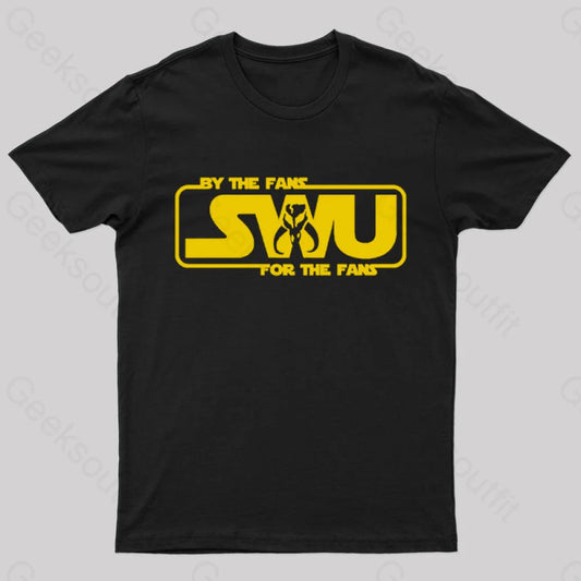 By The Fans Swu For Geek T-Shirt Black / S