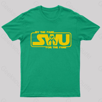 By The Fans Swu For Geek T-Shirt Green / S