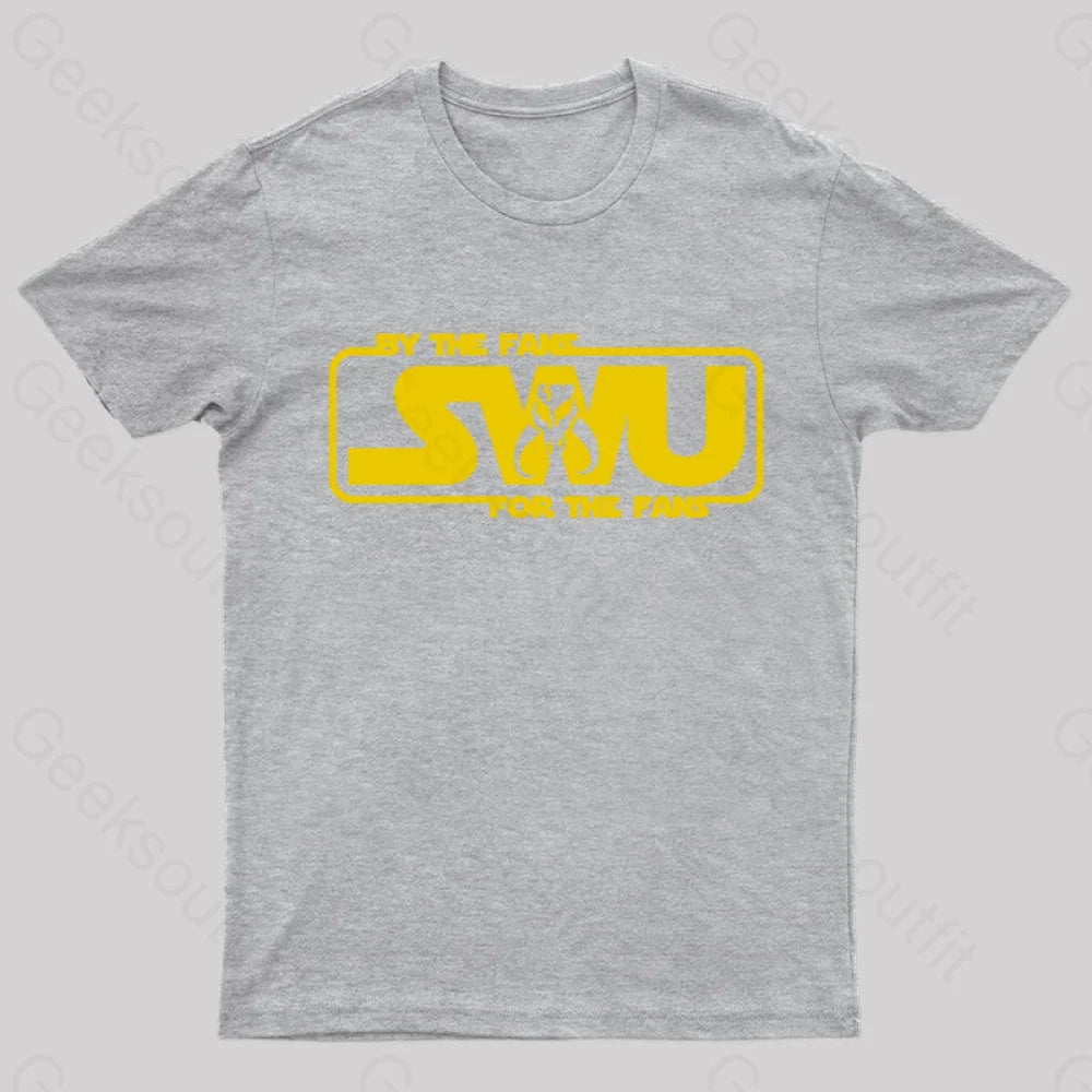 By The Fans Swu For Geek T-Shirt Grey / S