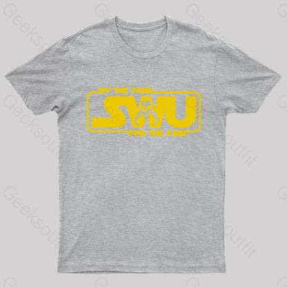 By The Fans Swu For Geek T-Shirt Grey / S