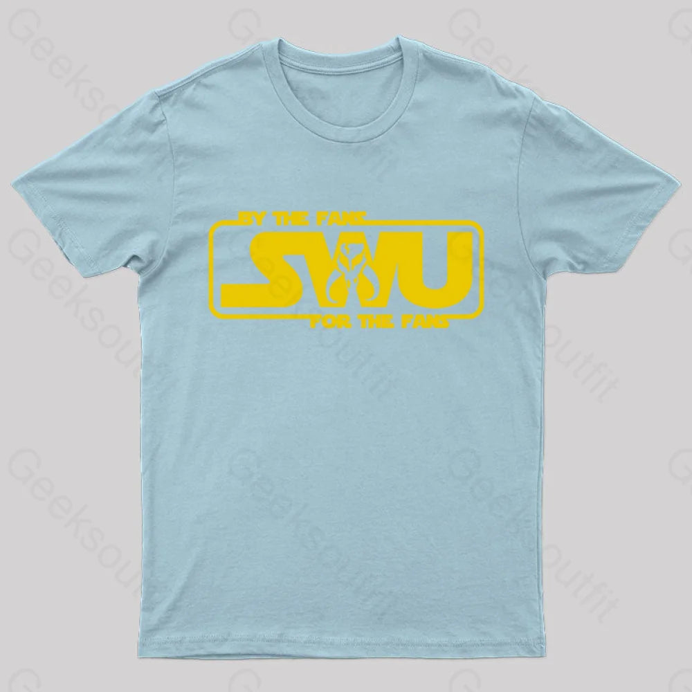 By The Fans Swu For Geek T-Shirt Light Blue / S