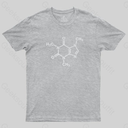 Caffeine Molecule Arm T-Shirt - Geeksoutfit