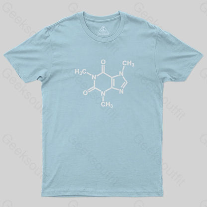 Caffeine Molecule Arm T-Shirt - Geeksoutfit