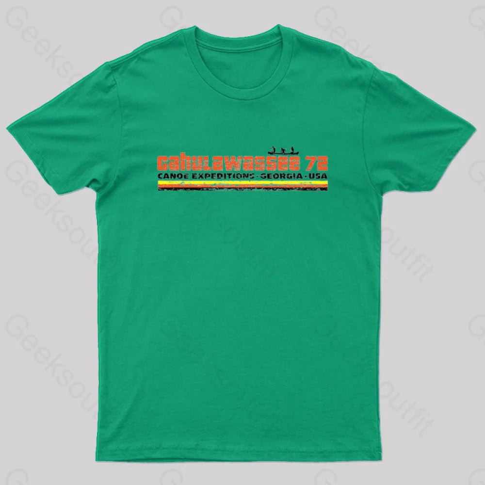 Cahulawassee Geek T-Shirt Green / S