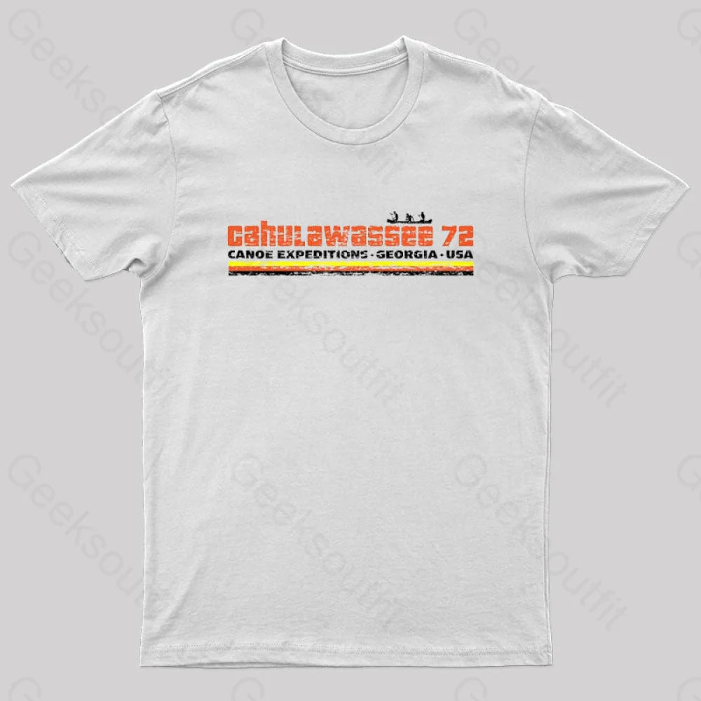 Cahulawassee Geek T-Shirt White / S