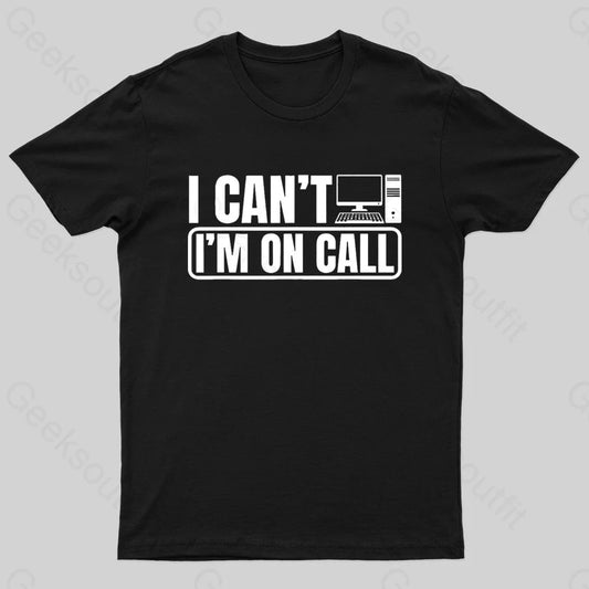 Call Center Operator Geek T-Shirt Black / S