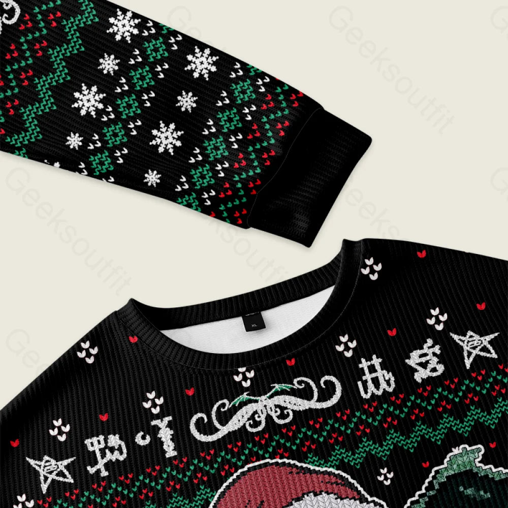 Call Of Christmas Black Ugly Sweater