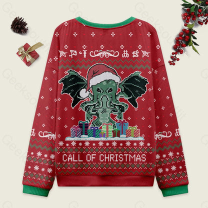 Call Of Christmas Red Ugly Sweater