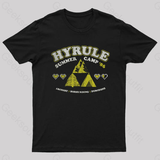 Camp Hyrule Geek T-Shirt Black / S