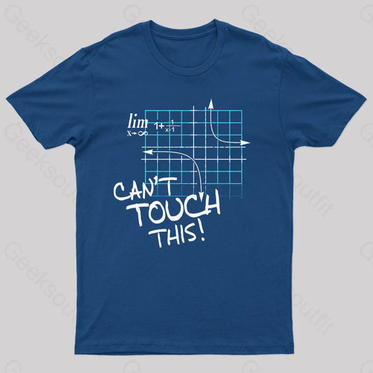 Can’t Touch This Geek T-Shirt Navy / S