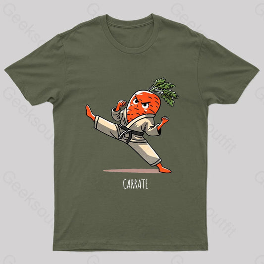 Carrate Nerd T-Shirt Army Green / S