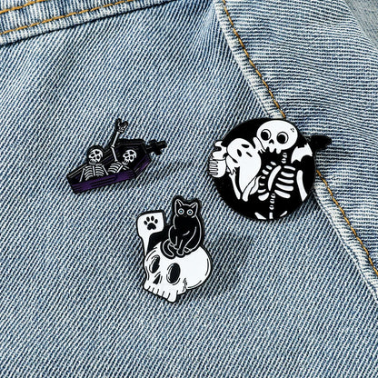 Cartoon Character Halloween Pins