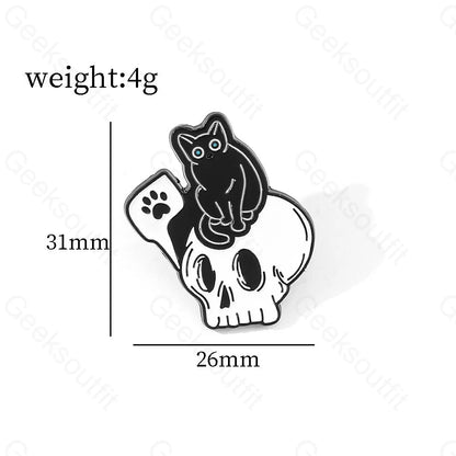 Cartoon Character Halloween Pins Xz3034-2