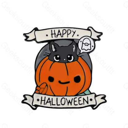 Cartoon New Halloween Punk Pins Xz1051