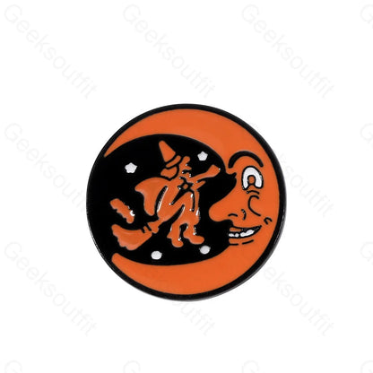 Cartoon New Halloween Punk Pins Xz1052