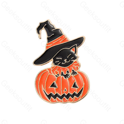 Cartoon New Halloween Punk Pins Xz1073