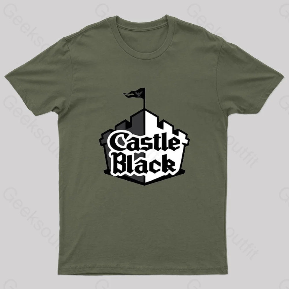 Castle Black Geek T-Shirt Army Green / S