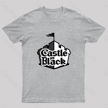 Castle Black Geek T-Shirt Grey / S