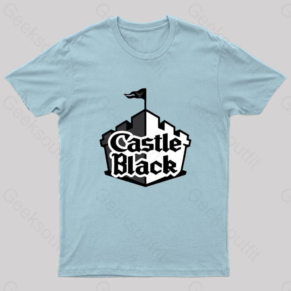 Castle Black Geek T-Shirt Light Blue / S