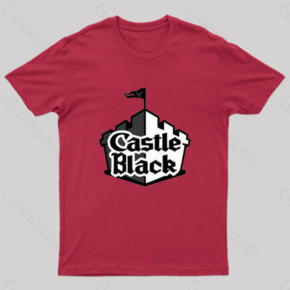 Castle Black Geek T-Shirt Red / S