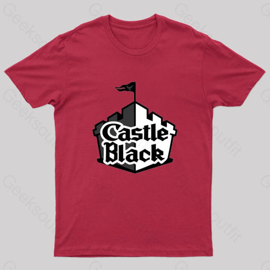 Castle Black Geek T-Shirt Red / S