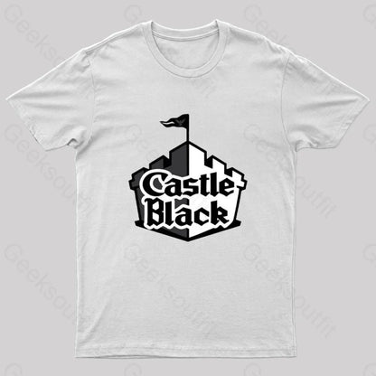 Castle Black Geek T-Shirt White / S