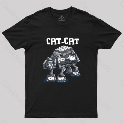 Cat-Cat T-Shirt Black / S