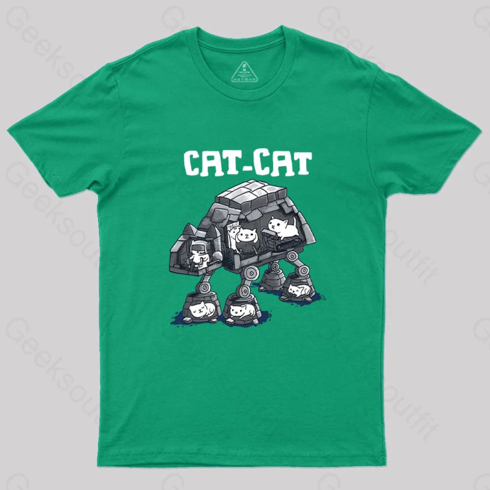 Cat-Cat T-Shirt Green / S