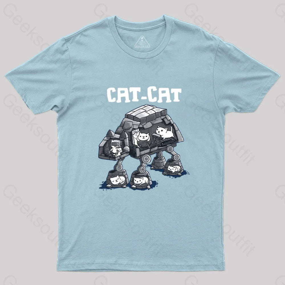 Cat-Cat T-Shirt Light Blue / S