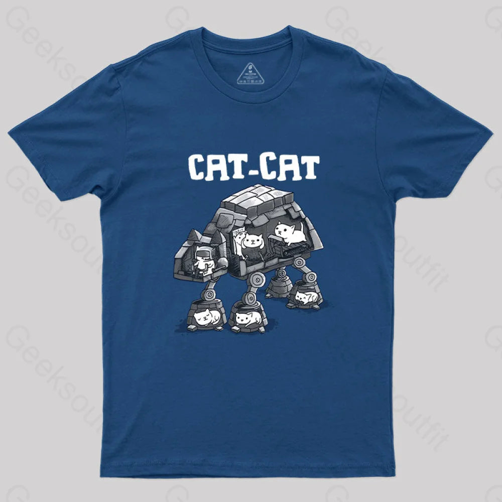 Cat-Cat T-Shirt Navy / S