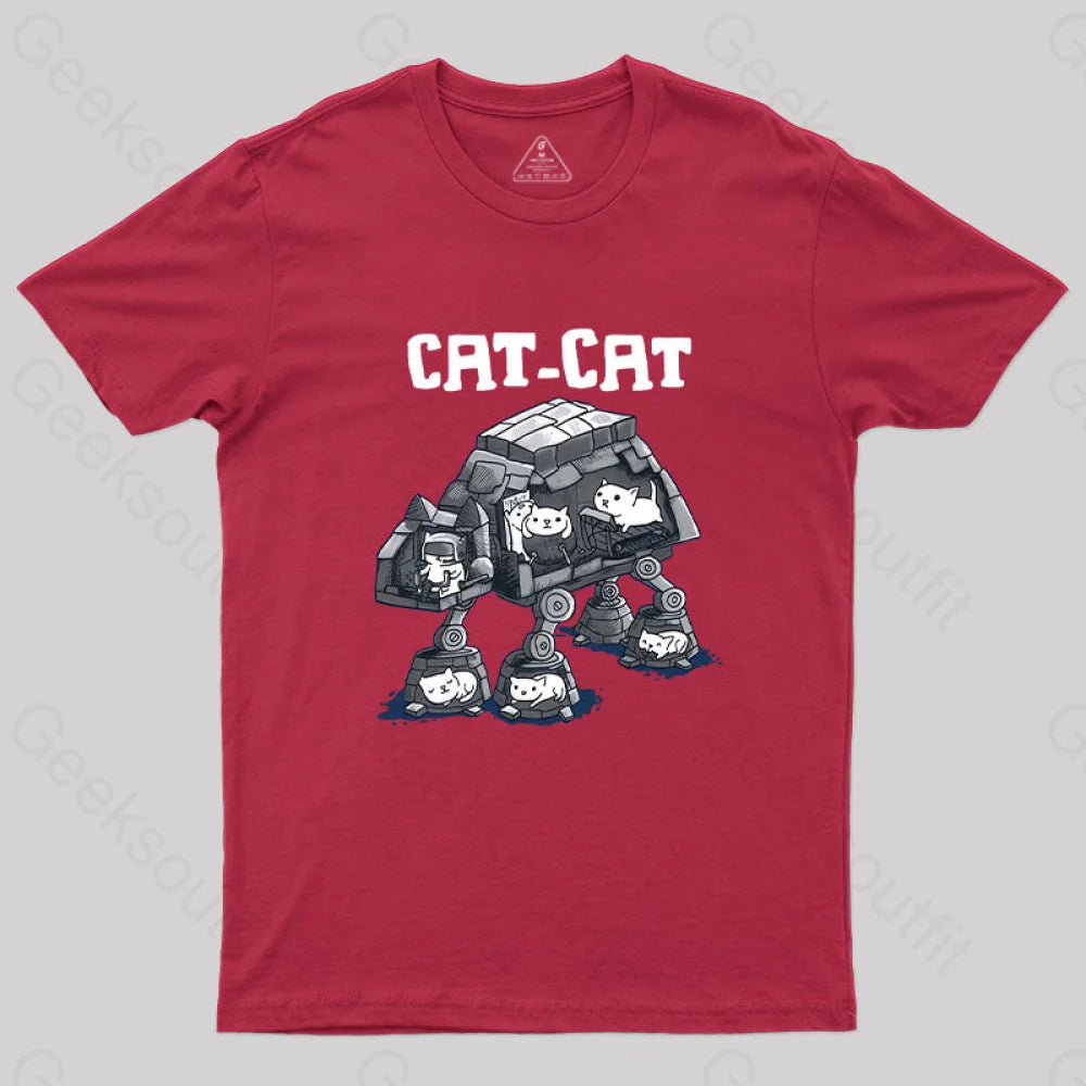 Cat-Cat T-Shirt Red / S