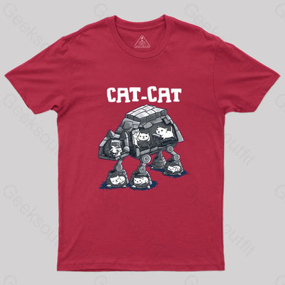 Cat-Cat T-Shirt Red / S