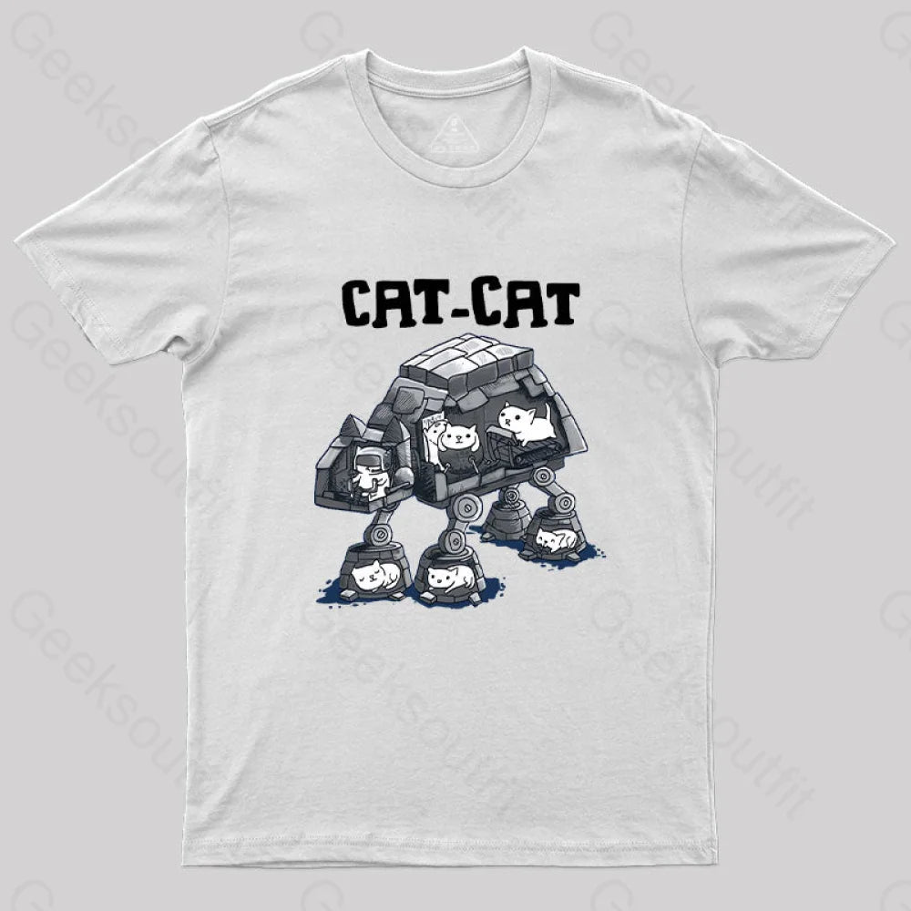 Cat-Cat T-Shirt White / S