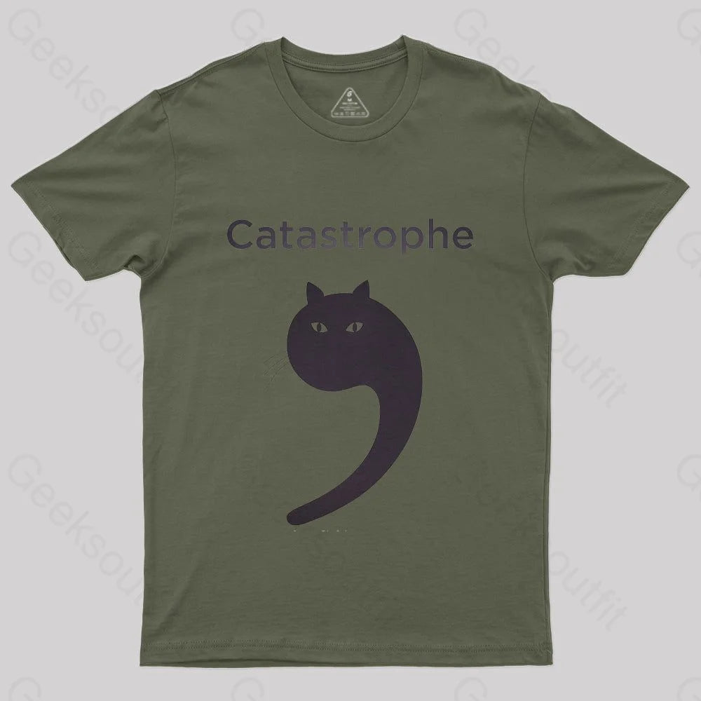 Geeksoutfit Catastrophe Geek Funny Nerd T Shirt for Sale online