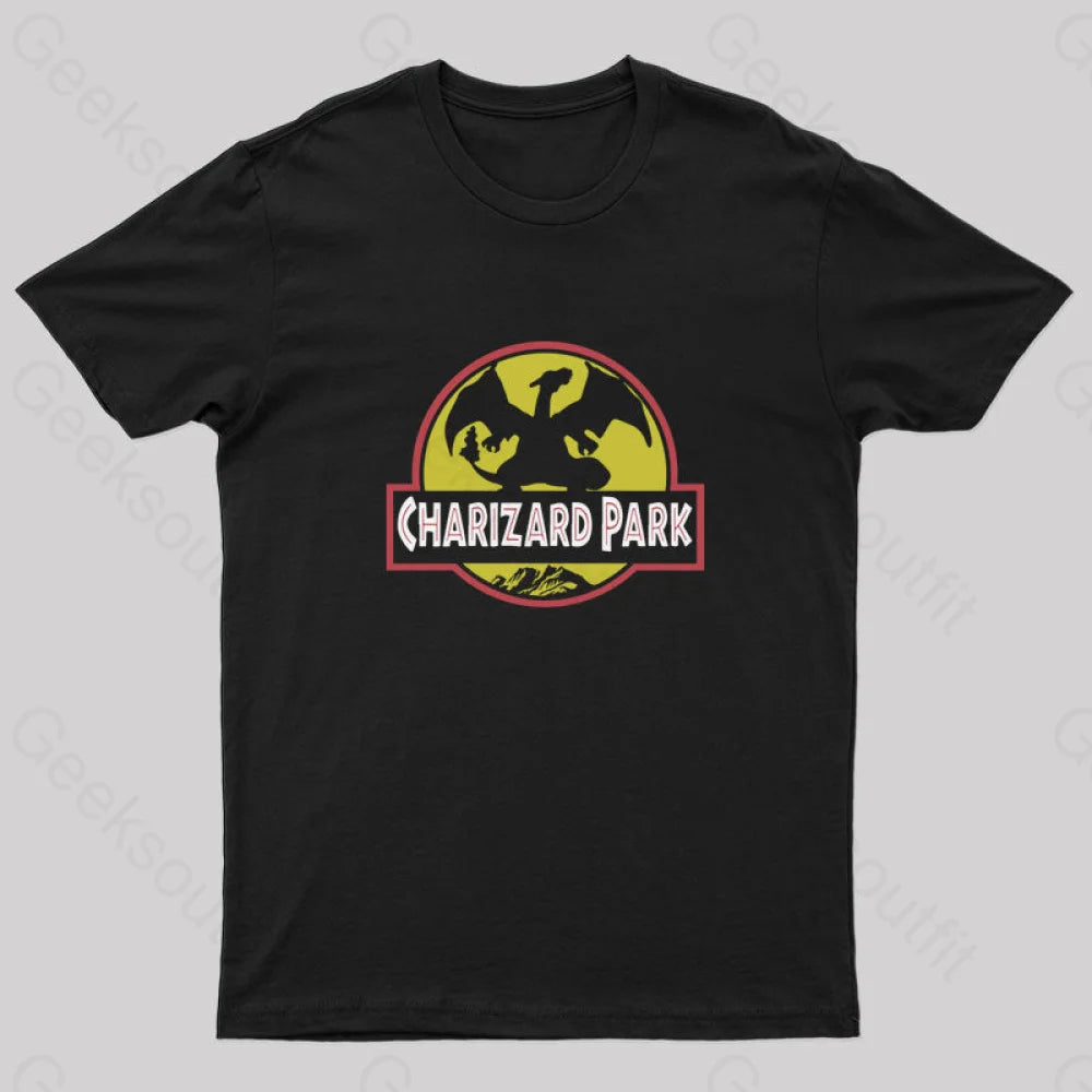 Charizard Park T-Shirt Black / S