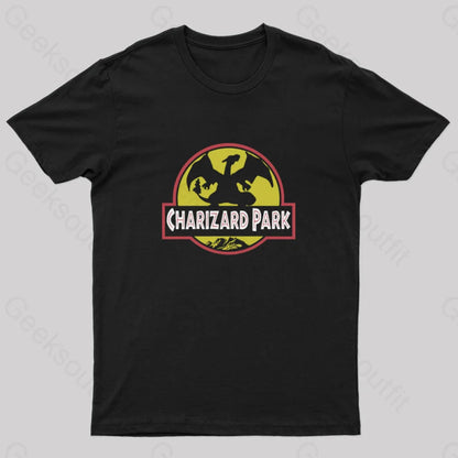 Charizard Park T-Shirt Black / S