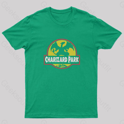 Charizard Park T-Shirt Green / S