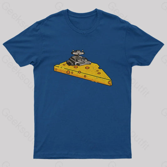 Cheese Symbiote Star Destroyer T-Shirt Navy / S