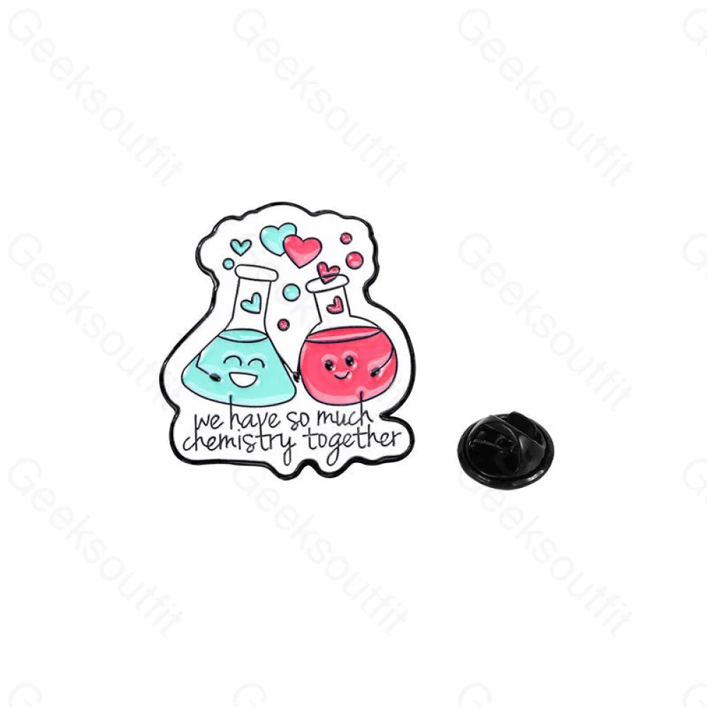 Chemical Icons Pins Cz0706-1