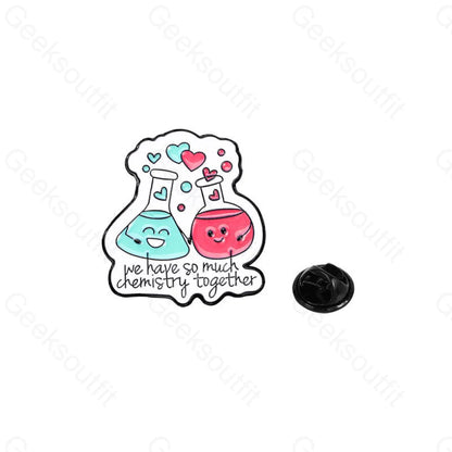 Chemical Icons Pins Cz0706-1