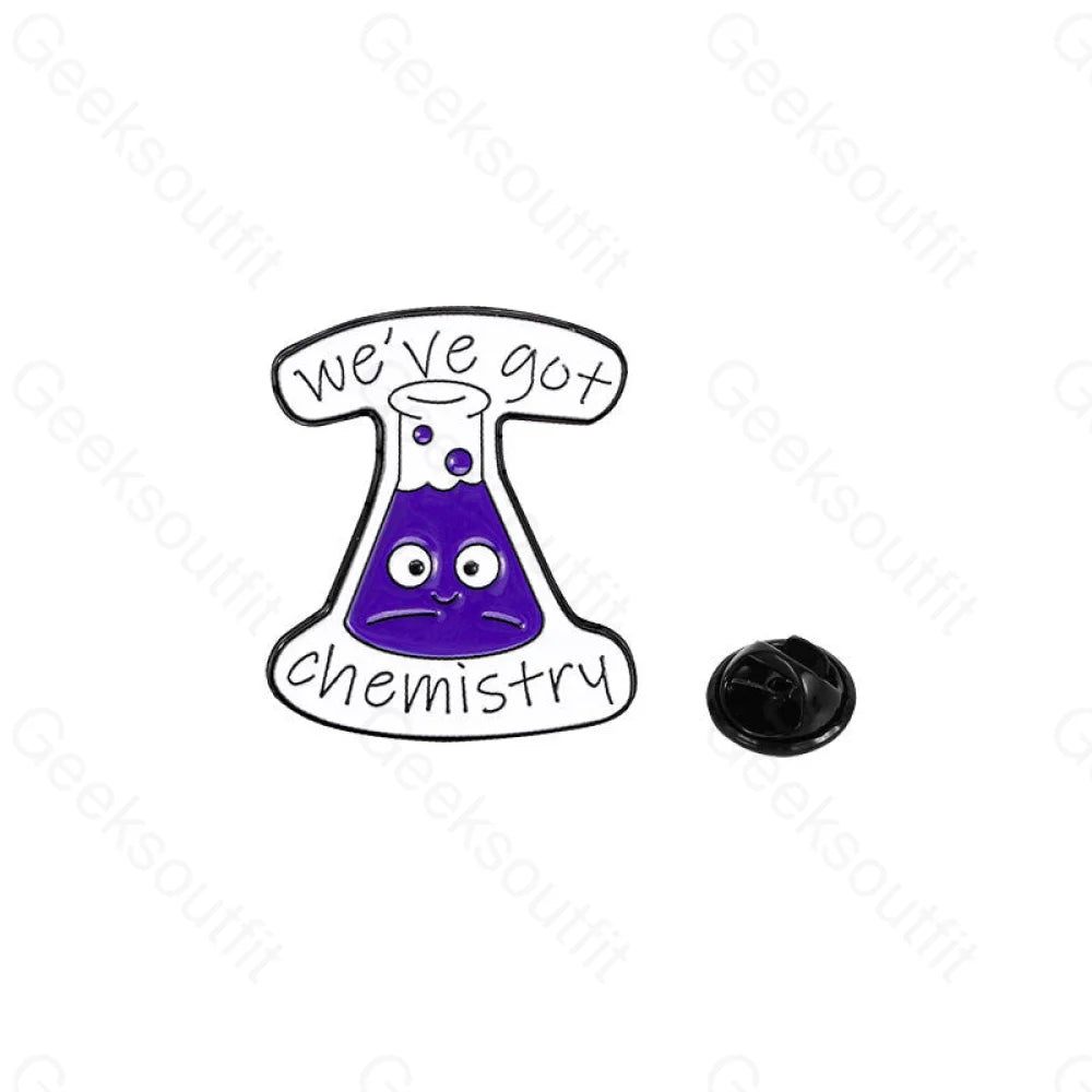 Chemical Icons Pins Cz0706-3