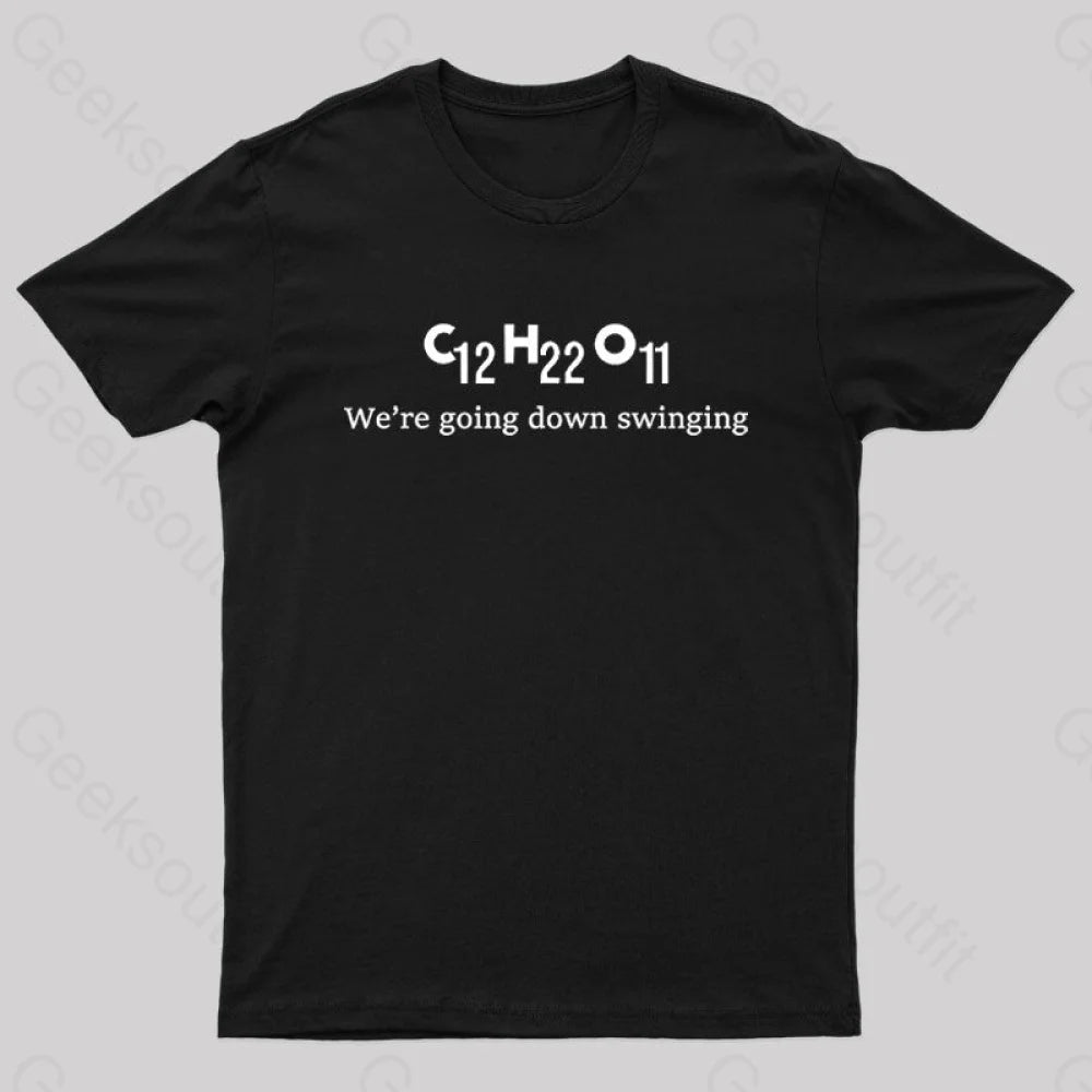 Chemistry By Fallout Boy Nerd T-Shirt Black / S