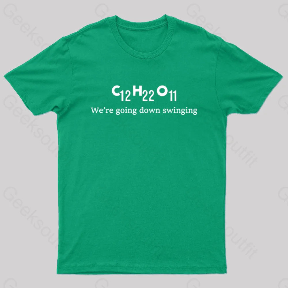 Chemistry By Fallout Boy Nerd T-Shirt Green / S