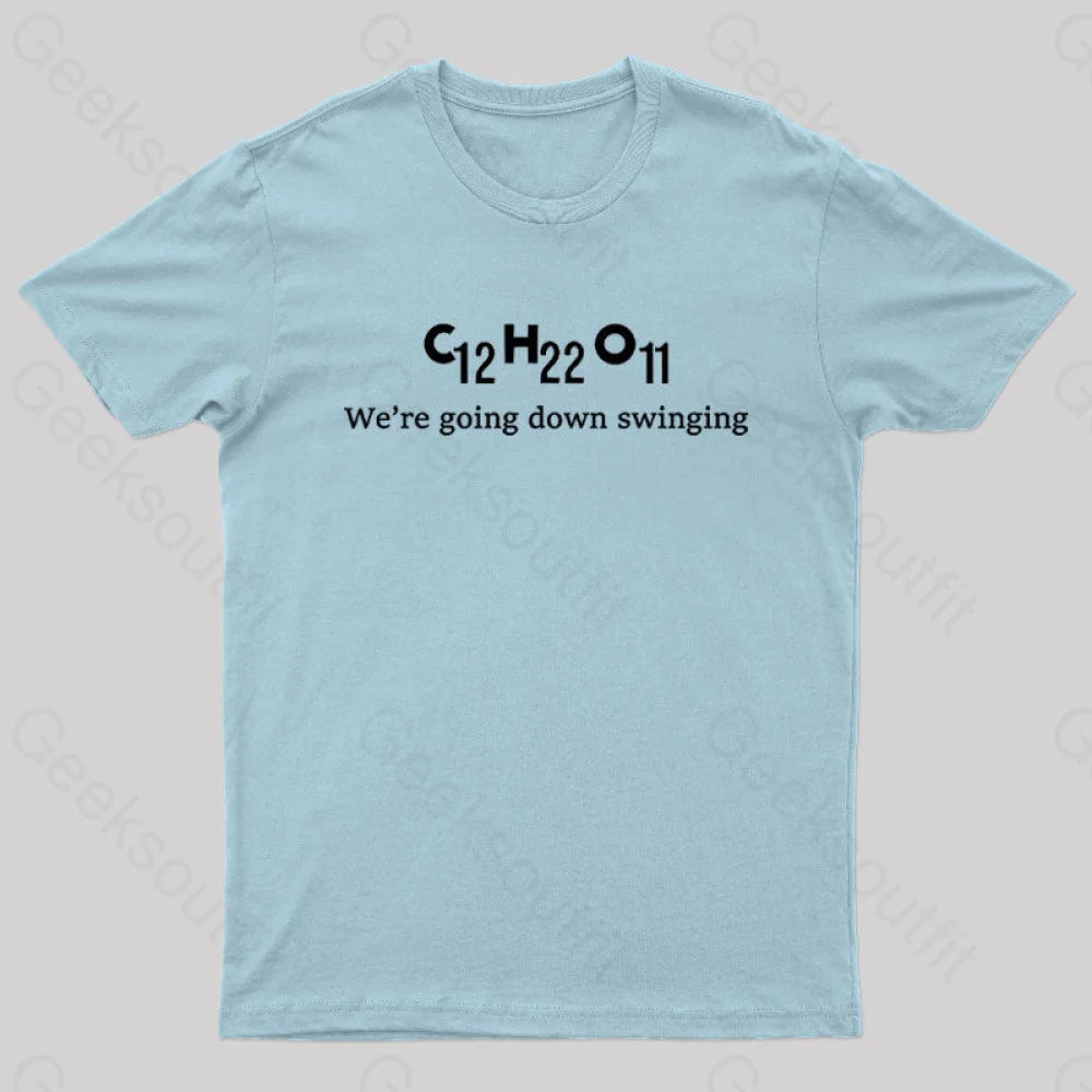 Chemistry By Fallout Boy Nerd T-Shirt Light Blue / S