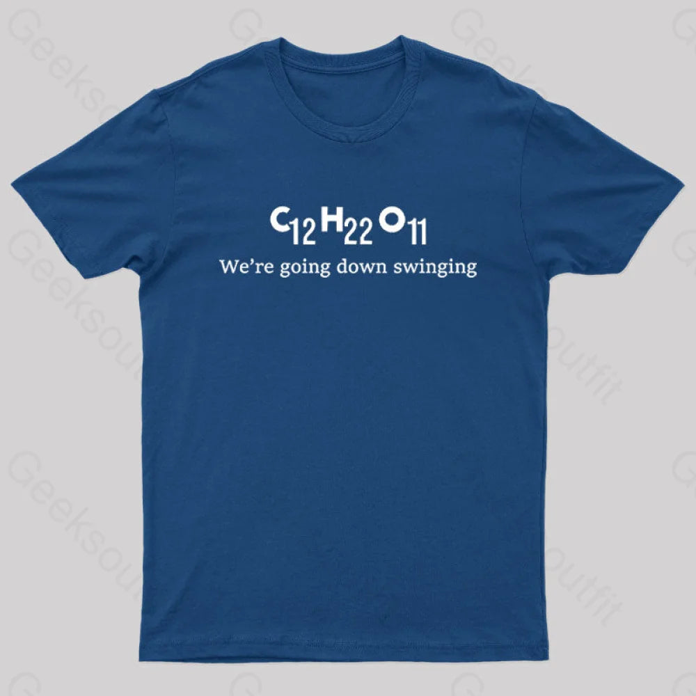 Chemistry By Fallout Boy Nerd T-Shirt Navy / S