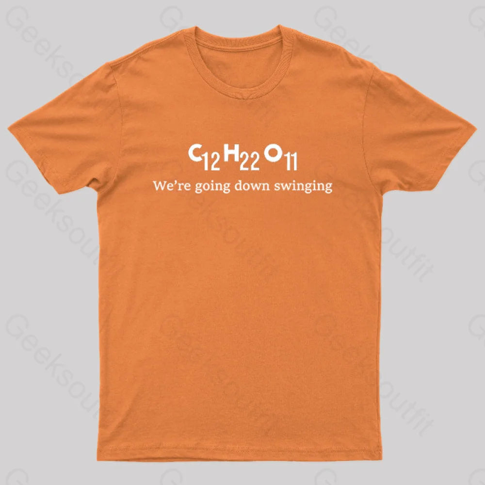 Chemistry By Fallout Boy Nerd T-Shirt Orange / S