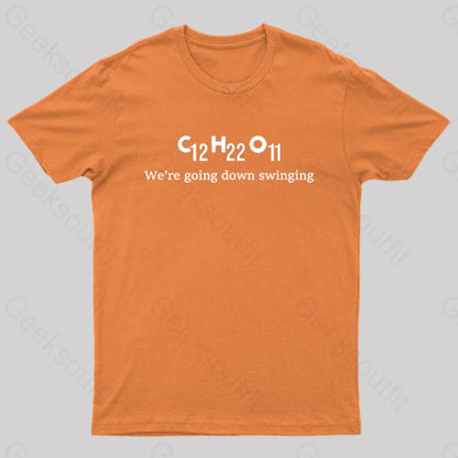 Chemistry By Fallout Boy Nerd T-Shirt Orange / S