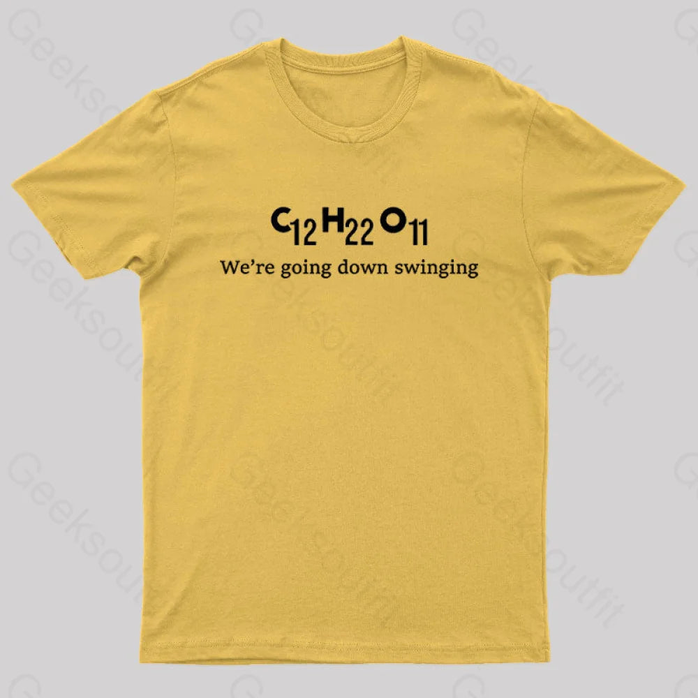 Chemistry By Fallout Boy Nerd T-Shirt Yellow / S