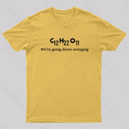 Chemistry By Fallout Boy Nerd T-Shirt Yellow / S